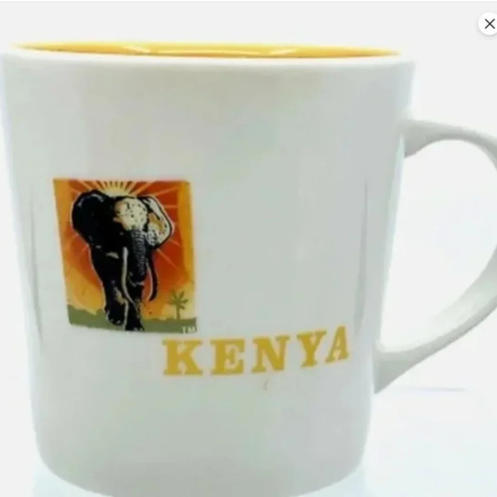 🦓 Starbucks 2005 Kenya Elephant Mug – Rare Collectible 🐘‎
